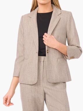 Halogen Taupe Tailored Blazer